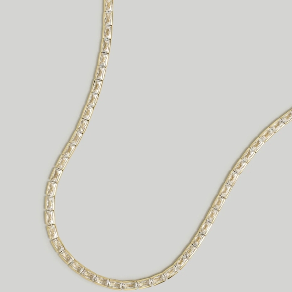Madewell Baguette Crystal Necklace - Picture 2 of 3